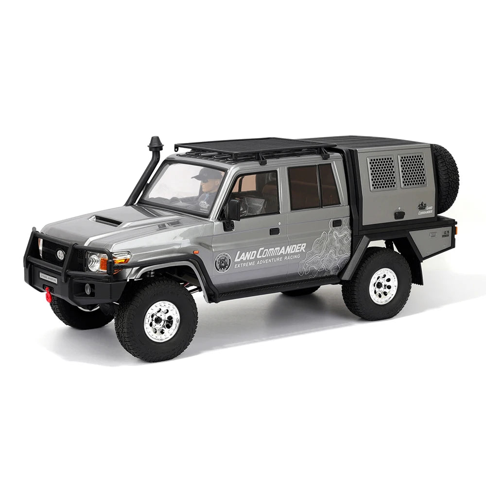 RGT 1:10 Land Commander LC79 Rock Crawler RTR (Grey) – Six33 RC