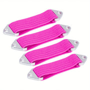 Adjustable Shock Absorber Limit Bands for 1/10 RC Crawler 4pc (Pink)