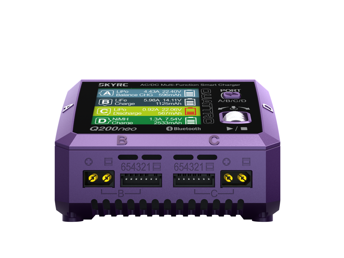 SkyRC Q200neo 4 Channel AC 200W DC 400W 10A 2-6S Smart Charger