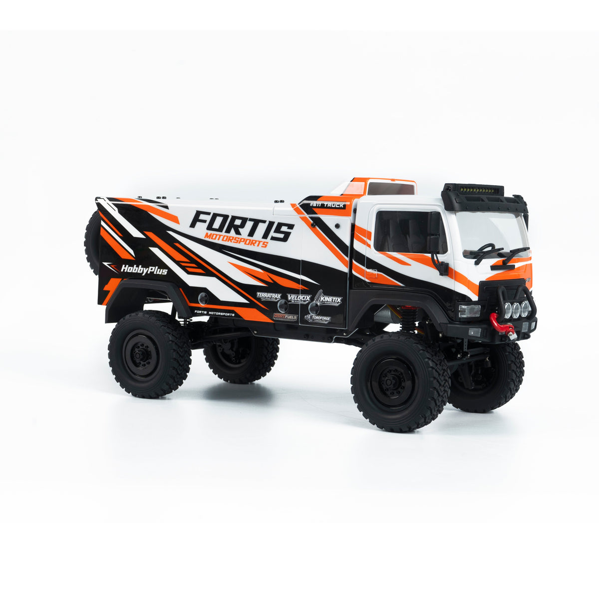 HobbyPlus DKR-4 FORTIS 1/18 4WD Rally Raid Truck RTR - Brushless / White