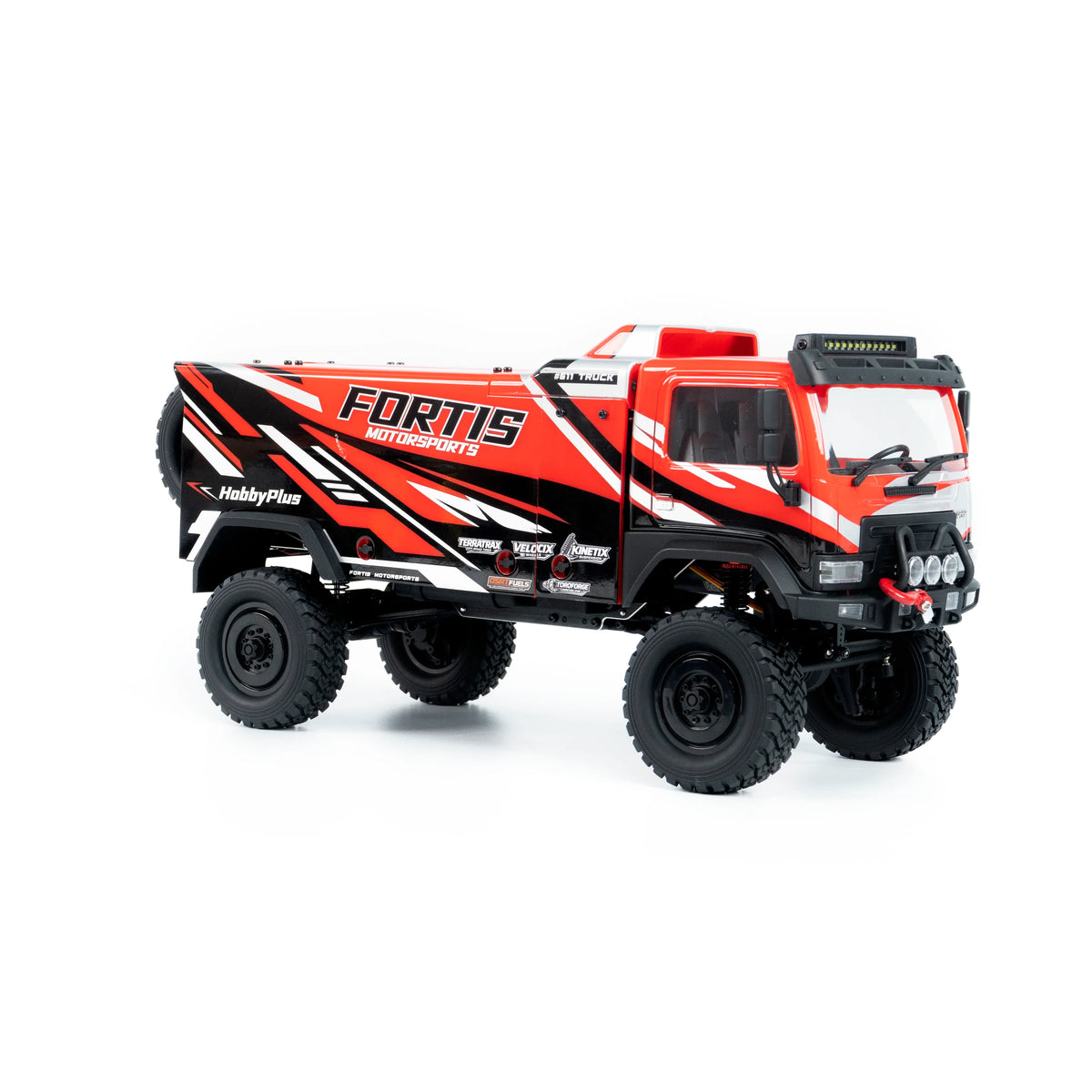 HobbyPlus DKR-4 FORTIS 1/18 4WD Rally Raid Truck RTR - Brushless / Red