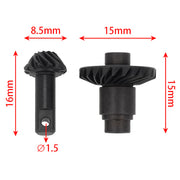 MEUS Racing 12-22T 9% Overdrive Helical Gears for Traxxas TRX4M