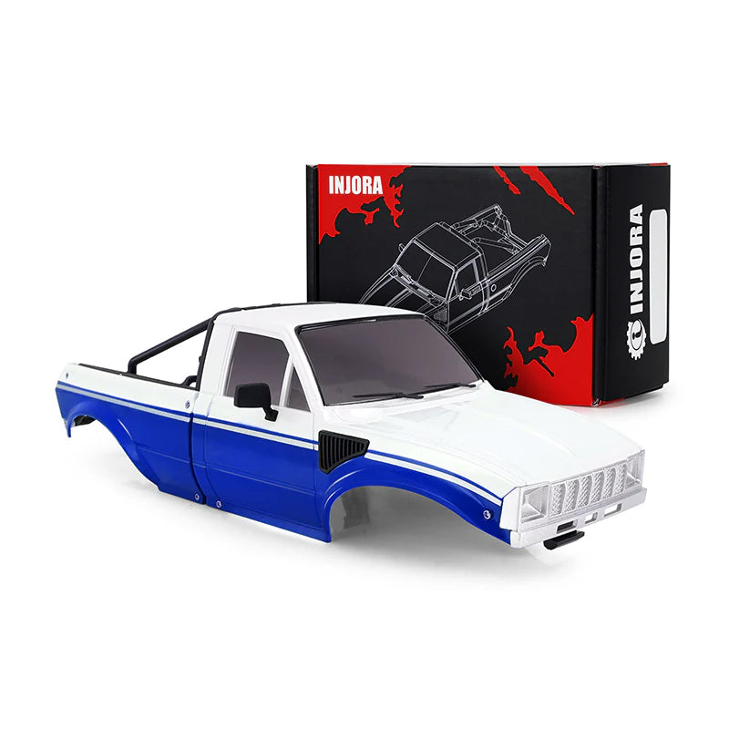 INJORA IR60 Pickup Hard Body with Bed Rack for 1/18 Traxxas TRX4M Defender Bronco