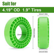 INJORA 4pcs Silicone Rubber Inserts For 106-108mm(4.75