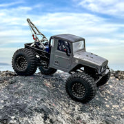 INJORA Tow Truck Crane Kit & INJS2065-360 Winch Servo For 1/18 Traxxas TRX4M