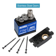 INJORA Tow Truck Crane Kit & INJS2065-360 Winch Servo For 1/18 Traxxas TRX4M