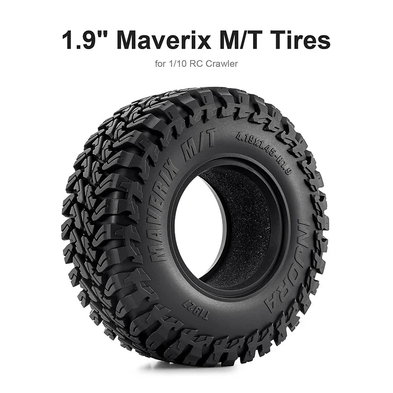INJORA MAVERIX M/T 1.9" S5 Crawler Tires (4.19" OD) (T1927) (4)