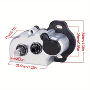 Ultralight 48-Pitch Aluminum Alloy Portal Transmission Gearbox with Slipper Pad