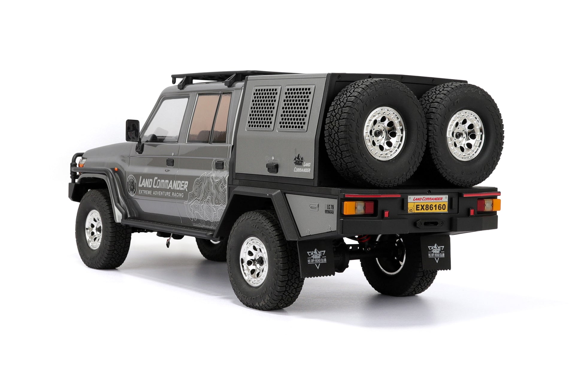 RGT 1:10 Land Commander LC79 Rock Crawler RTR (Grey)
