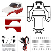 INJORA IR60 Pickup Hard Body with Bed Rack for 1/18 Traxxas TRX4M Defender Bronco