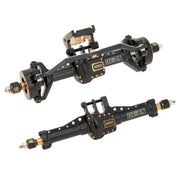 MEUS Racing Brass + Aluminum CNC Upgraded Front and Rear Axle Assembly Kit Traxxas TRX4M Axle for 1/18 Traxxas TRX4M Upgrade