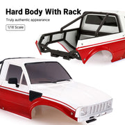 INJORA IR60 Pickup Hard Body with Bed Rack for 1/18 Traxxas TRX4M Defender Bronco