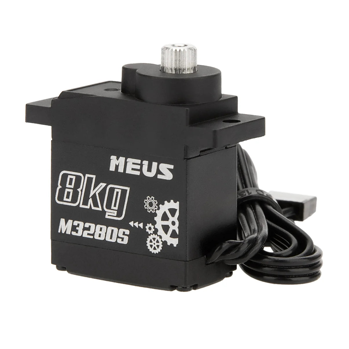 MEUS Racing M3280S 8KG Metal Geared (4.8-8.4V) Digital Micro Servo for 1/24 SCX24 1/18 Traxxas TRX4M Redcat Ascent-18