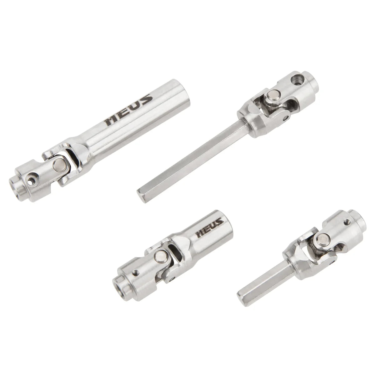 MEUS Racing SCX30 Driveshaft Metal Front Rear Drive Shafts for 1/30 Axial SCX30 RC Crawler Upgrades