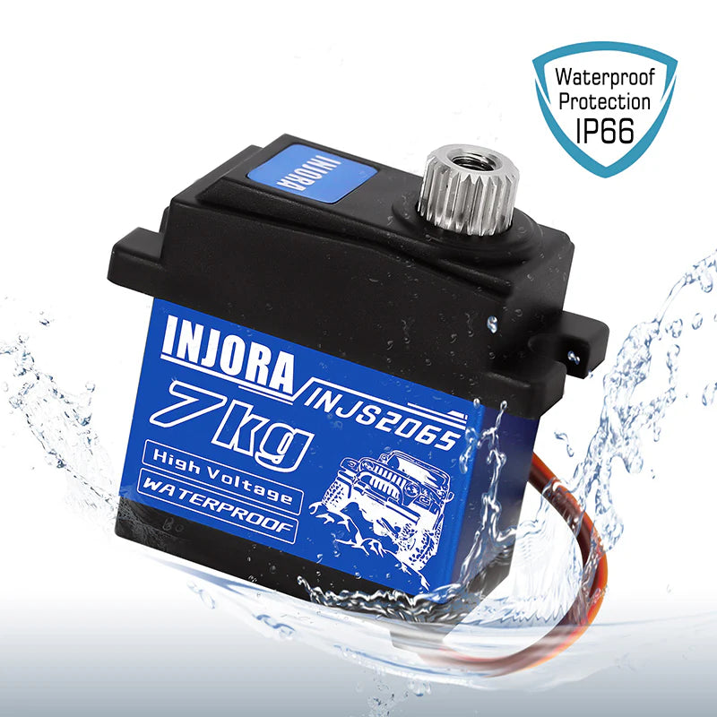 INJORA 7KG 2065 Digital Servo Waterproof High Voltage Sub Micro Shift Servo - TRX4 Micro Servo