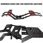 INJORA 313/324mm Wheelbase LCG Carbon Fiber Chassis for 1/10 RC Crawler TRX4 