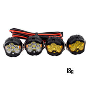MEUS Racing RC Car LED Lights Bumper & Roof Lights with AXU Controller