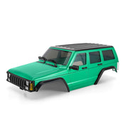 INJORA ABS Cherokee Body With Bumpers for 155mm 1/18 Traxxas TRX4M Bronco Defender (Unpainted)