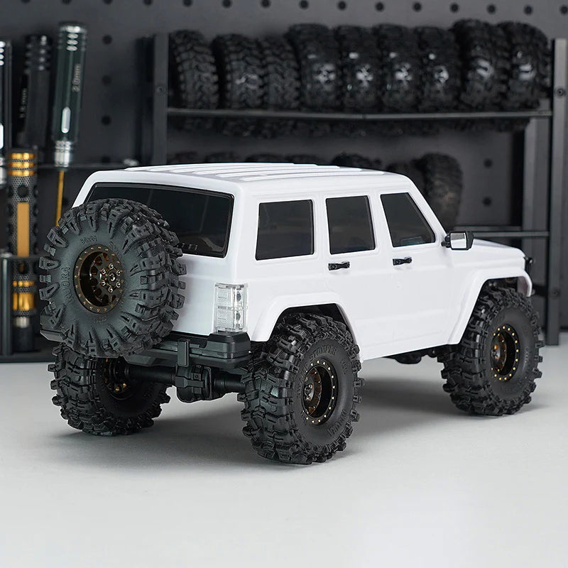 INJORA ABS Cherokee Body With Bumpers for 155mm 1/18 TRX4M Bronco Defender (Unpainted)