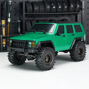 INJORA ABS Cherokee Body With Bumpers for 155mm 1/18 TRX4M Bronco Defender (Green)