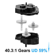 INJORA CNC Aluminum Complete Transmission For 1/18 Traxxas TRX4M (4M-55)