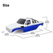 INJORA IR60 Pickup Hard Body with Bed Rack for 1/18 Traxxas TRX4M Defender Bronco