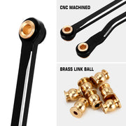 INJORA CNC Aluminum High Clearance Links Set for 1/18 Traxxas TRX4M High Trail K10 F150 (4M-73)