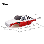 INJORA IR60 Pickup Hard Body with Bed Rack for 1/18 Traxxas TRX4M Defender Bronco