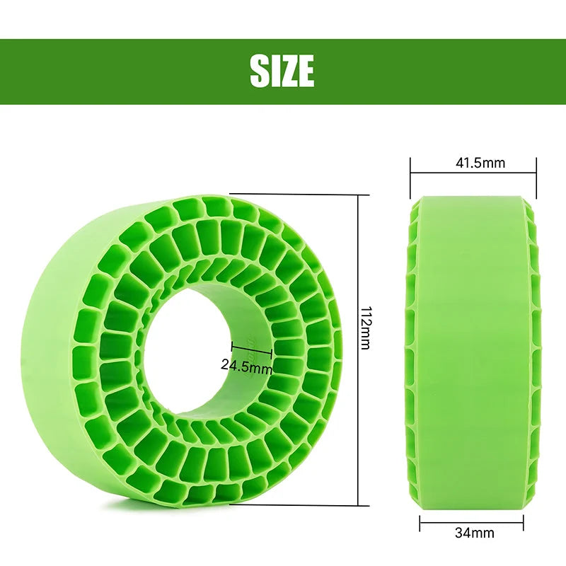 INJORA Silicone Rubber Inserts for 1.9" 120–124mm × 45–48mm Tires (1908)