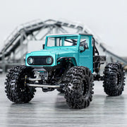 INJORA IR40 Half Truck Hard Plastic Body with Cage for 1/18 Traxxas TRX4M Defender Bronco (Green)