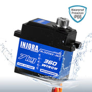 INJORA Tow Truck Crane Kit & INJS2065-360 Winch Servo For 1/18 Traxxas TRX4M