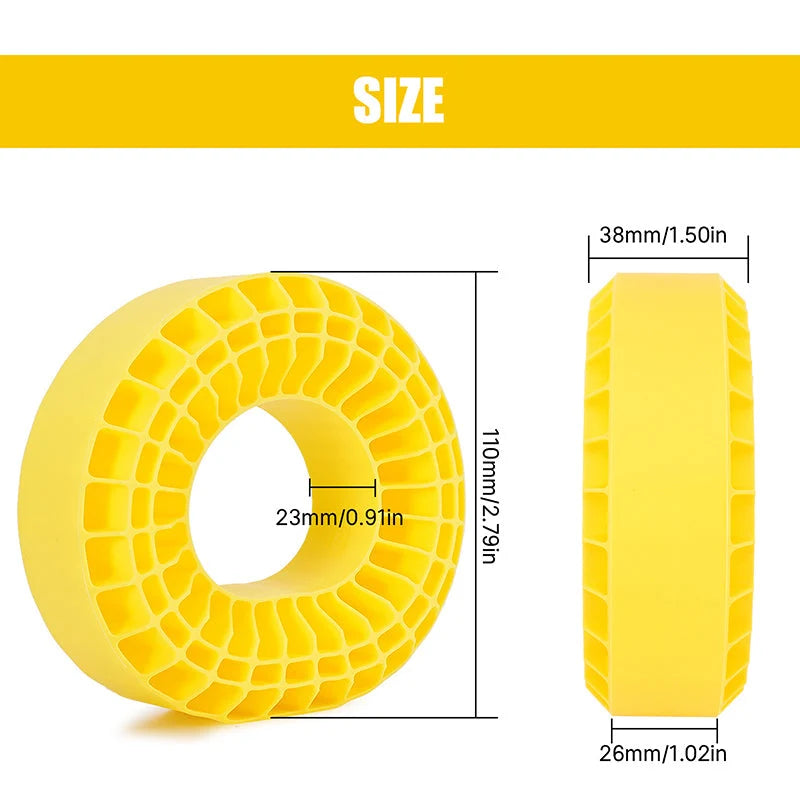 INJORA Silicone Rubber Inserts for 1.9" 118-122mm(4.75" OD) Tires (1906)