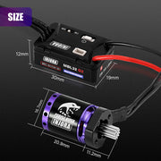 INJORA MBL32 G2 Waterproof Brushless ESC & 1721 Purple Viper Motor For 1/18 Traxxas TRX4M Ascent-18