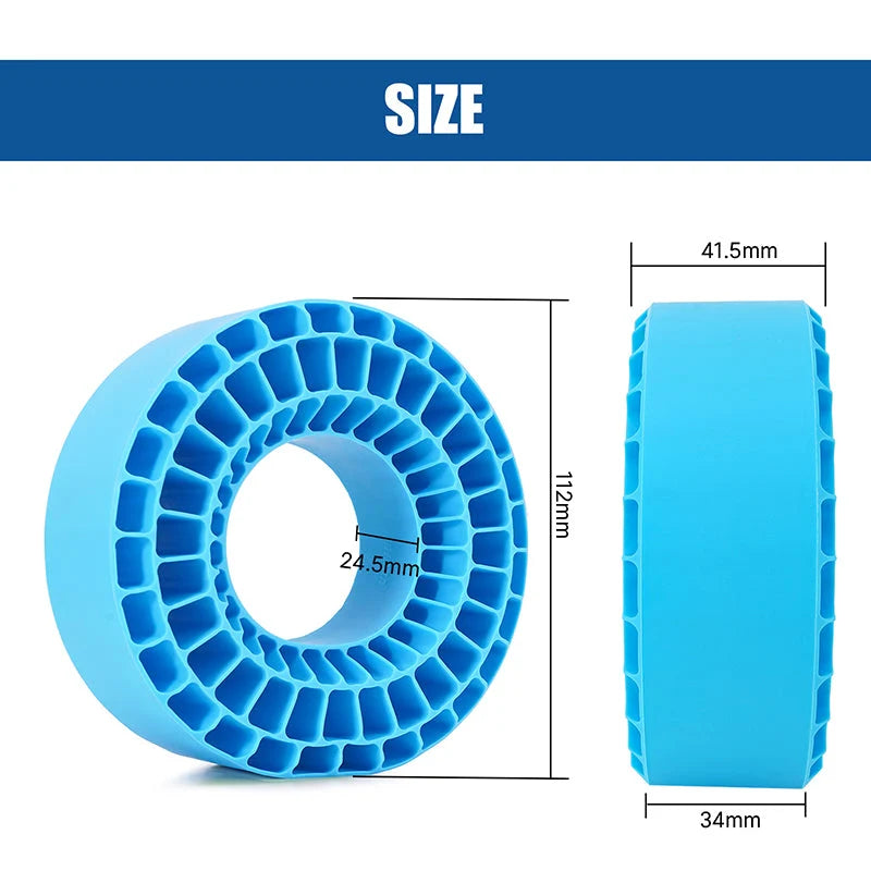 INJORA Silicone Rubber Inserts for 1.9" 120–124mm × 45–48mm Tires (1908)