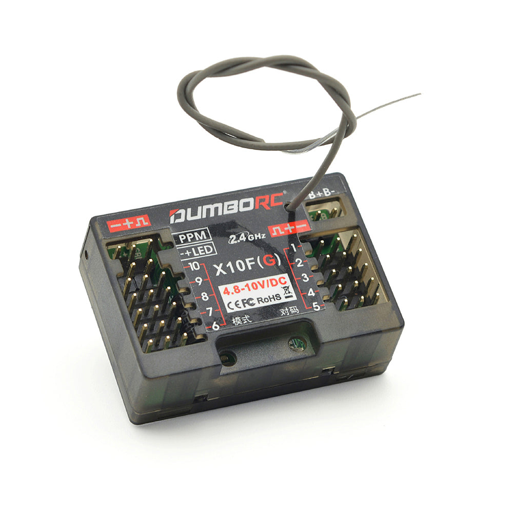 DUMBO RC X10FG RC 10CH Receiver (+Gyro)