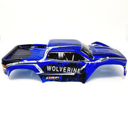 HSP RC Truck Body Shell Blue With Stickers 1/10 HSP Monster Truck