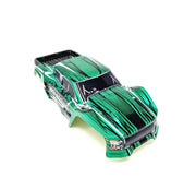HSP RC Truck Body Shell Green With Stickers 1/10 HSP Monster Truck