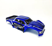 HSP RC Truck Body Shell Blue With Stickers 1/10 HSP Monster Truck