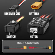 INJORA Purple Viper 1721 Brushless Motor for 1/18 Traxxas TRX4M Ascent18