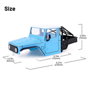 INJORA IR40-18 Half Truck Body for 1/18 TRX4M Defender Bronco