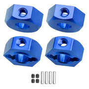 Aluminum 5mm Wheel Hex 12mm 1/10 Scale (Dark Blue)