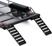 Flatbed Dual Axle Car Trailer Kit for 1/10 Scale RC 