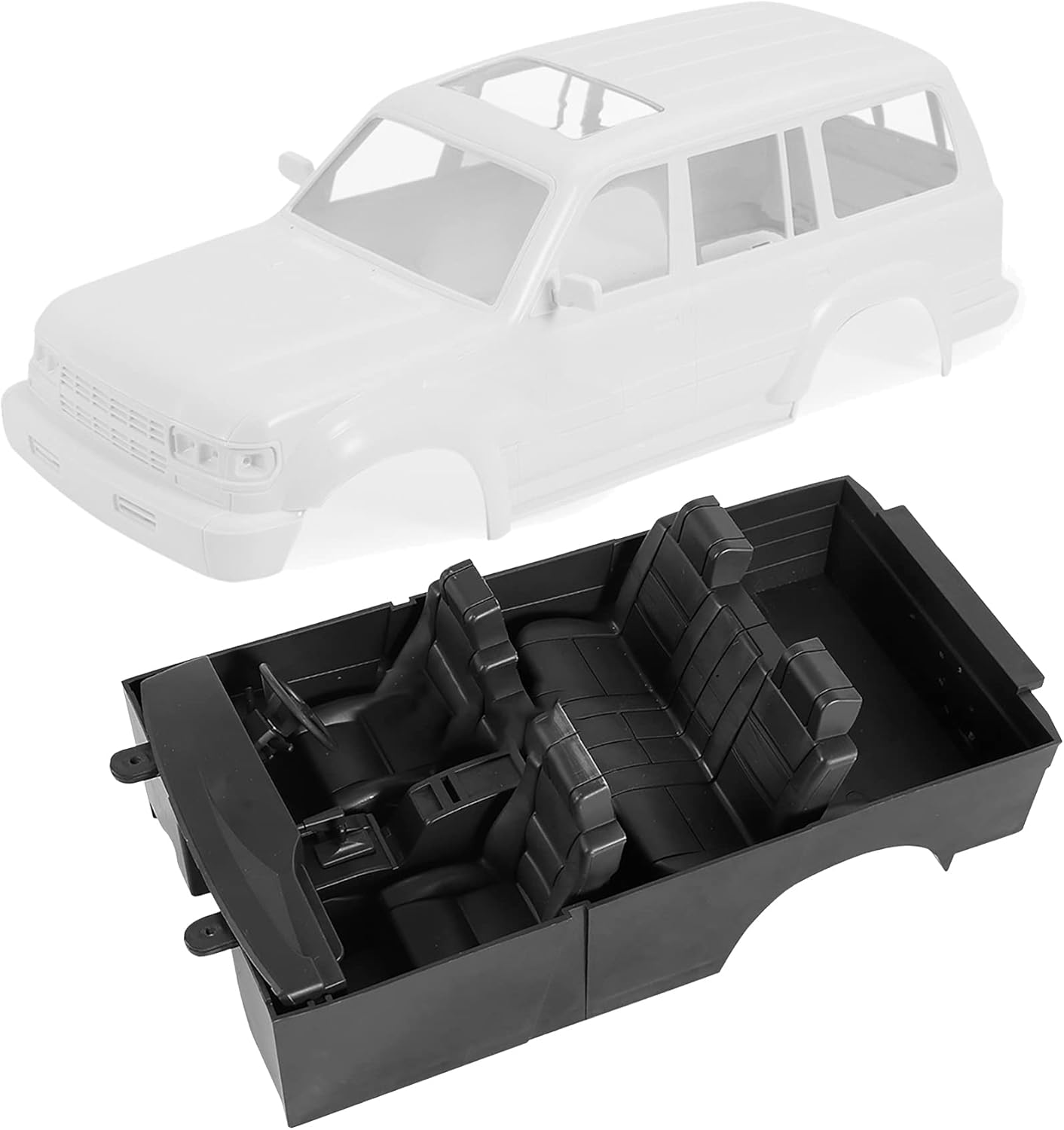 Team Raffee co. 1/10 Interior for TRC/302243 LC80 Hard Body w/ RUN-80 Chassis Frame