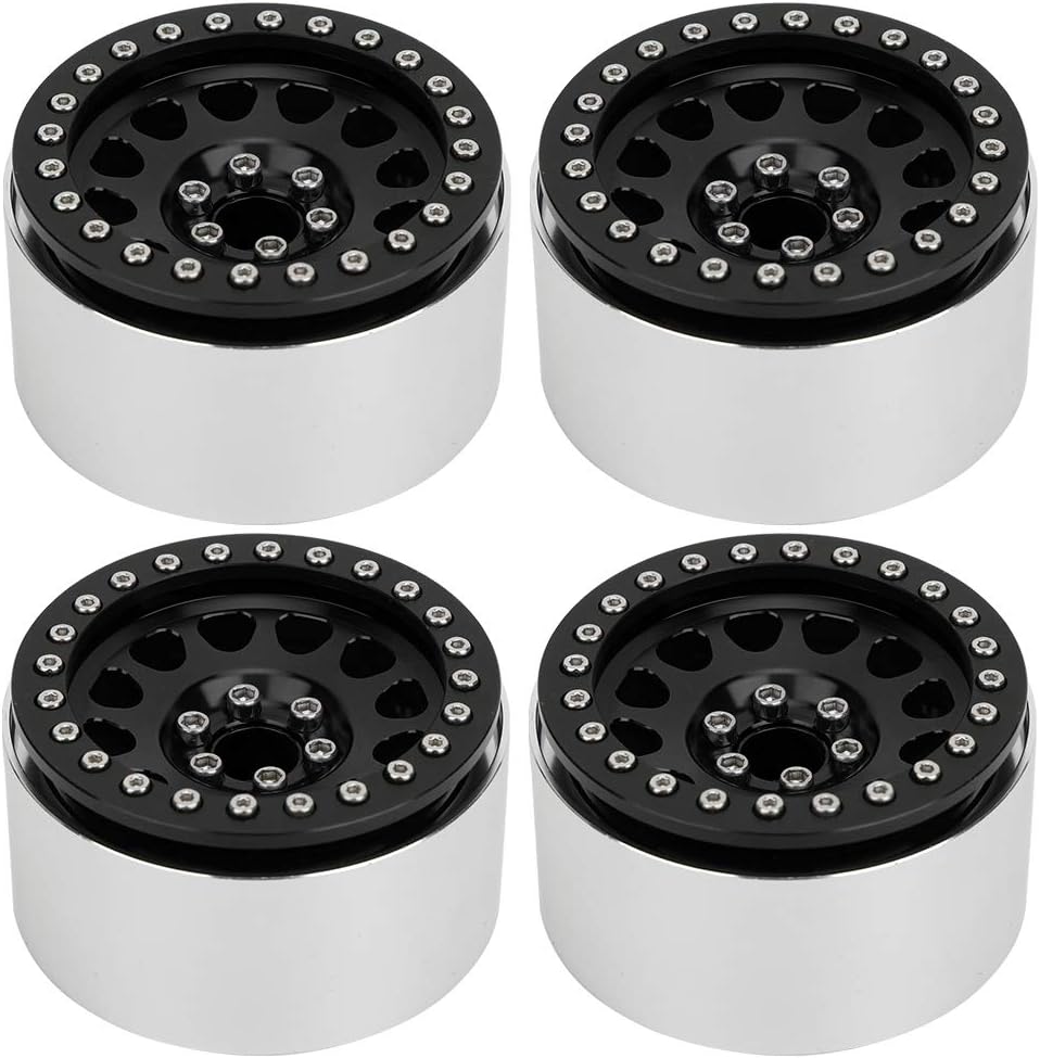 2.2" Black Aluminium Beadlock Wheels (4pcs)