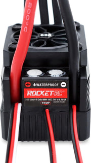 Surpass Hobby Rocket RC Waterproof Supersonic Brushless ESC 60A with Plug for 1/10 RC Car (60A)