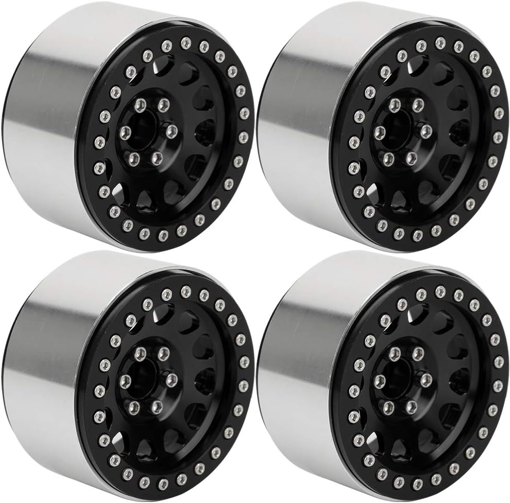 2.2" Black Aluminium Beadlock Wheels (4pcs)