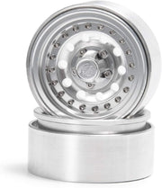 1.9 Aluminium Bronco Style Satin Finish Beadlocks Rims (4pcs)