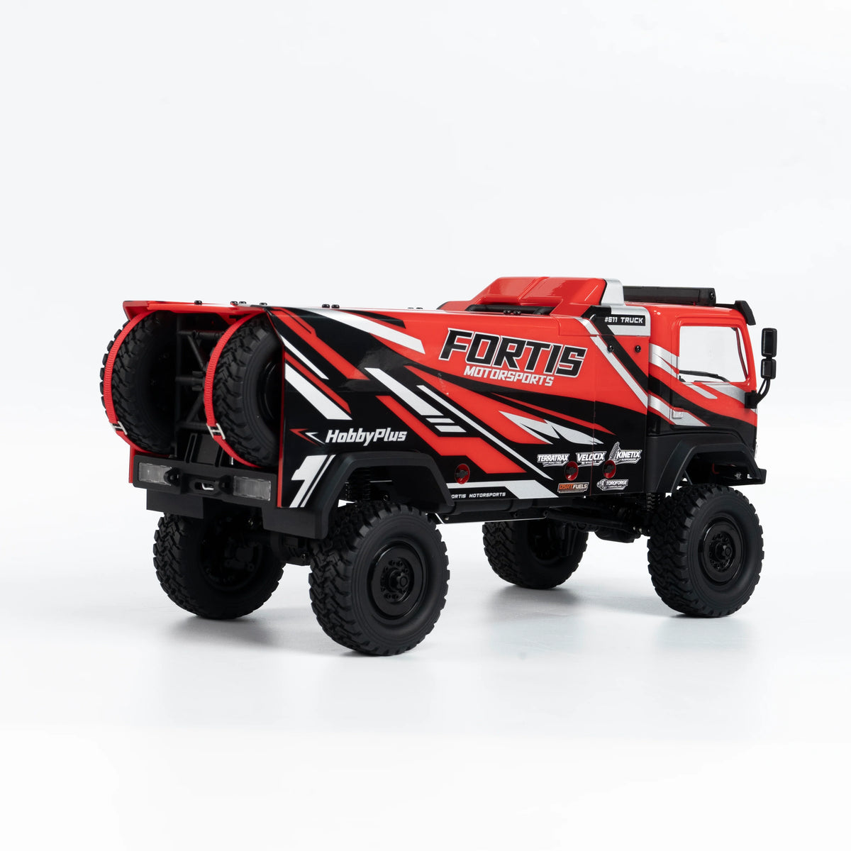 HobbyPlus DKR-4 FORTIS 1/18 4WD Rally Raid Truck RTR - Brushless / Red