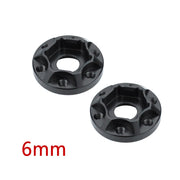 Black 1.9 / 2.2 Wheel Rim 6mm Hex Hub Adapter (2pc)