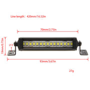 LED Lightbar for RC Crawler (70mm)